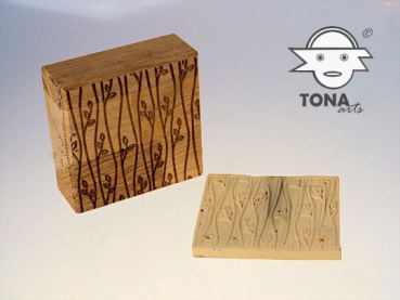 Endlosstempel aus Hartholz